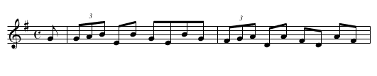 Captain McBanes Reel - staff notation