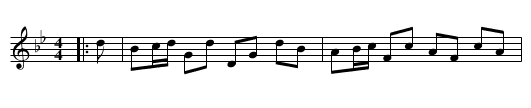 Captain McBean's Reel - staff notation