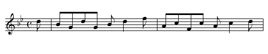 Captain McDuff [2] - staff notation