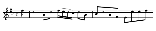 Captain McDuff [3] - staff notation