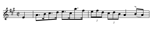 CAPTAIN O'CLERY'S FANCY - staff notation