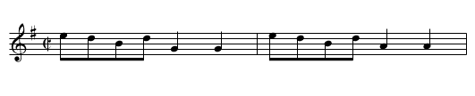 Captain Paddy - staff notation