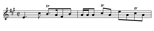 Captain Ross - staff notation
