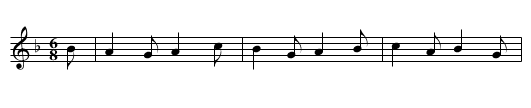 Captain Slattery - staff notation