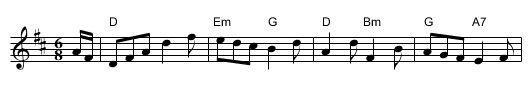 Captain White - staff notation