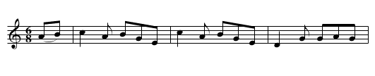 Captains Lady - staff notation