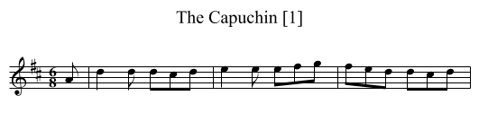 Capuchin [1], The - staff notation