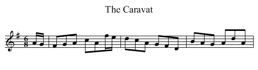 Caravat, The - staff notation