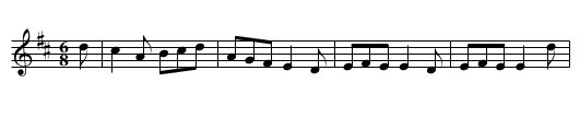 Carbray's Frolics - staff notation