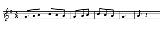 Careáu - staff notation