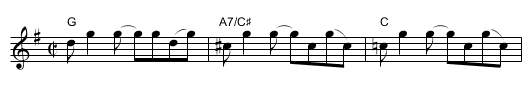 Careful with the Mixer - staff notation