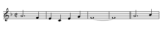 Careless Love - staff notation