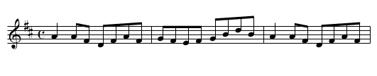 Carey's Dream - staff notation