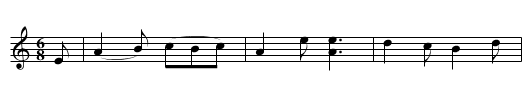 Cariad-gân y sguthan - staff notation