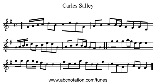 Carles Salley - staff notation
