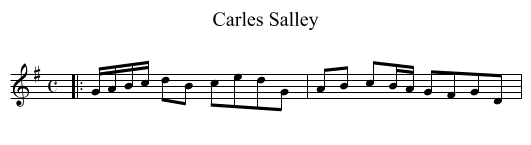 Carles Salley - staff notation