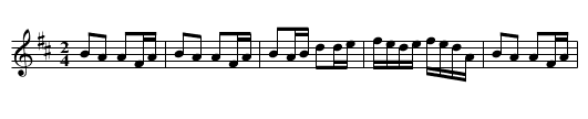 Carlwae's March - staff notation