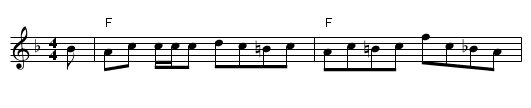 Carnie's Canter - staff notation