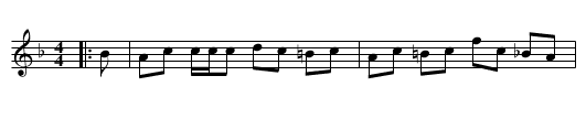Carnie's Canter - staff notation