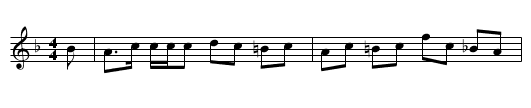 Carnie's canter - staff notation