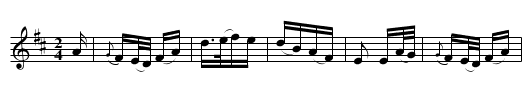 CAROLAN'S CAP - staff notation