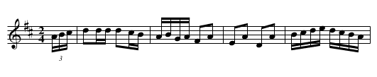 Carolan's Concerto - staff notation