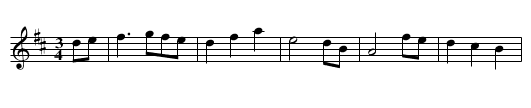 Carolan's Cup - staff notation