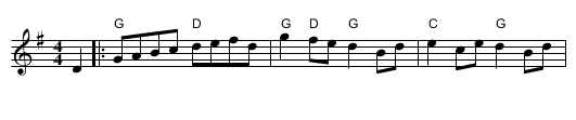 Carolan's Draught - staff notation