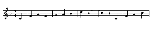 Caroline and her Young Sailor Bold - staff notation