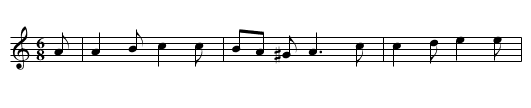 Carpenter's wife - Paddon 2 - staff notation