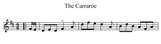 Carraroe, The  - staff notation