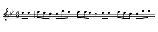 Carrasquina - staff notation