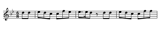 Carrasquina - staff notation