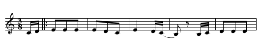 Carrasquina - staff notation