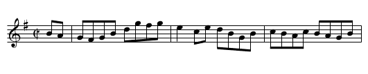 Carrick on Bannow, The - staff notation