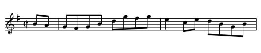Carrick on Bannow, The - staff notation