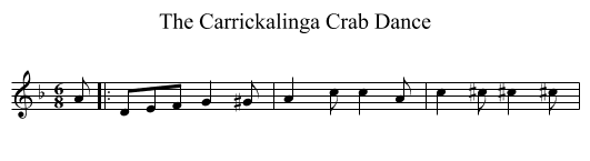 Carrickalinga Crab Dance, The  - staff notation