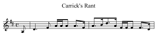 Carrick's Rant - staff notation