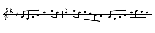 Carty's Old Wife - staff notation