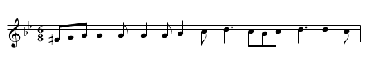 Cascarda Chiara Stella - staff notation