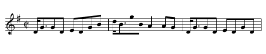 Casey's Pig - staff notation