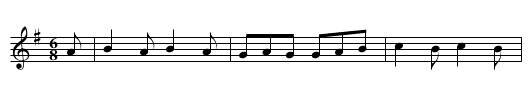 Cassano Jig - staff notation