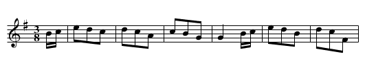 CASTILIAN MAID - staff notation