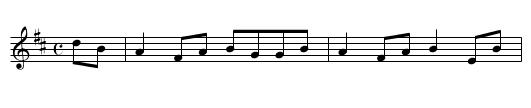 Castle Daly - staff notation