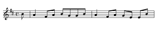 Castle Daly - staff notation