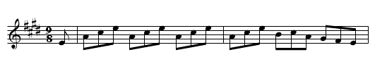Castle Gate,The. HSJJ.121 - staff notation