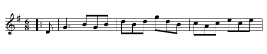 Castle Hill - staff notation