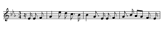 Castle Hyde - staff notation