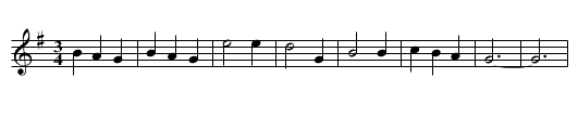 Castle In The Glen, The - staff notation