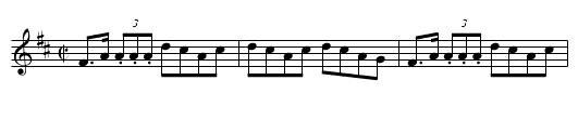 Castle Island      (reel)     1409 - staff notation